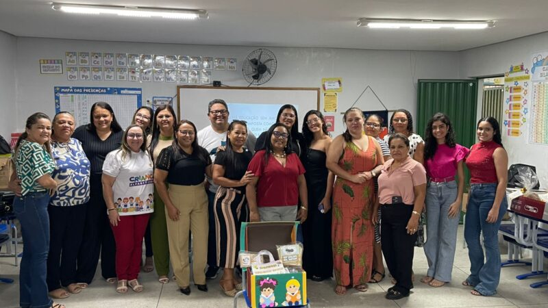 Ouricuri: intercâmbio educacional com foco na alfabetização infantil é realizado na Escola Municipal Joaquim Angelin