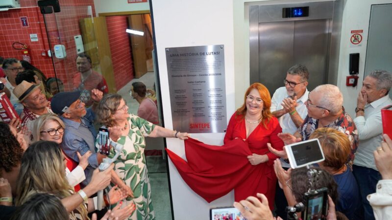 Sintepe inaugura nova sede com ato político e celebração para a categoria