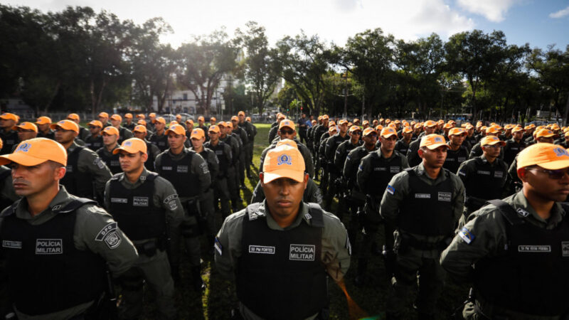Pernambuco tem 2.299 novos policiais militares atuando nas ruas a partir desta segunda-feira (18)