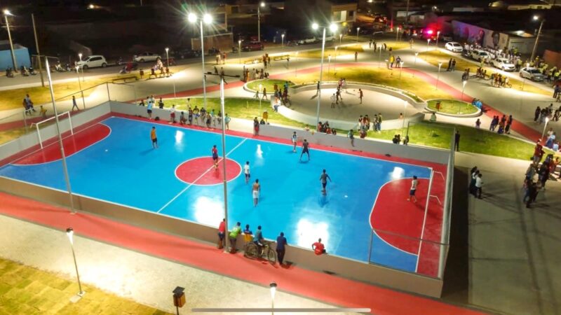 Prefeitura de Araripina entrega nova praça e quadra para o Residencial Nossa Senhora da Conceição