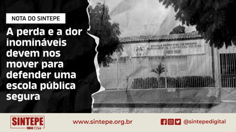 A perda e a dor inomináveis devem nos mover para defender uma escola pública segura