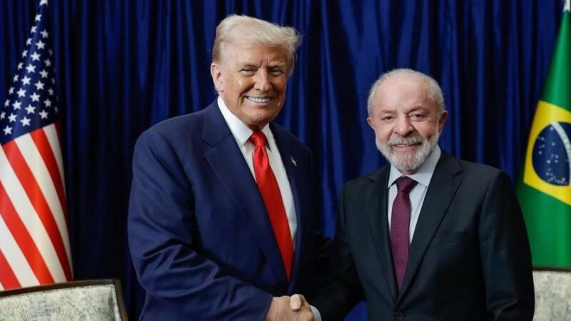 Lula se reúne com Trump na Malásia e discute relações entre Brasil-EUA