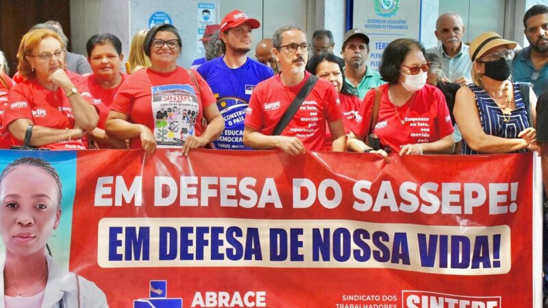 “Faixaço do SASSEPE”: Fórum dos Servidores de Pernambuco Convoca Categoria na Luta pela Saúde