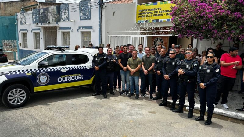 GCM de Ouricuri recebe primeira viatura entregue pela Prefeitura e reforça a segurança pública