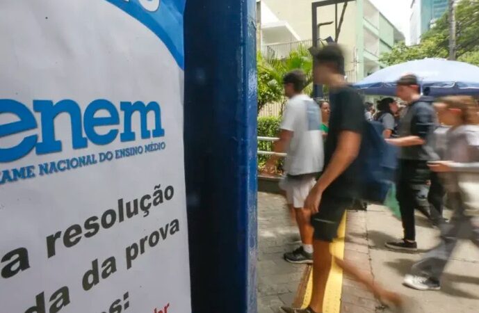Segundo dia de provas do Enem 2025 teve abstenção de 30%, diz Inep
