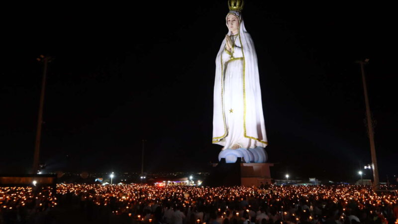 Maior estátua de Nossa Senhora de Fátima do mundo é inaugurada no Crato