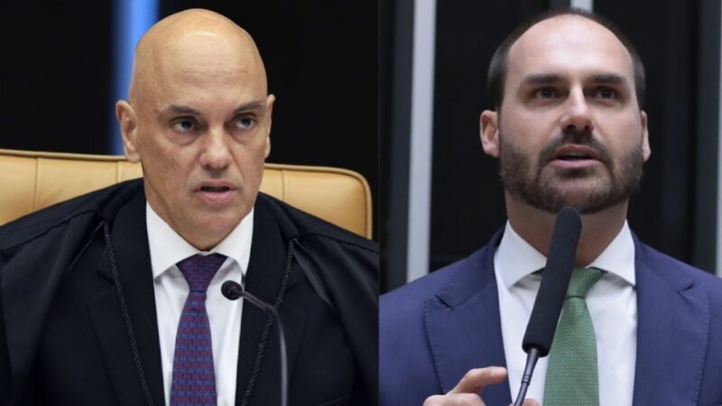 Moraes vota para tornar Eduardo Bolsonaro réu por tentar coagir STF