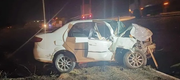 Colisão frontal na BR-316 deixa família ferida e movimenta equipes de socorro em Ouricuri