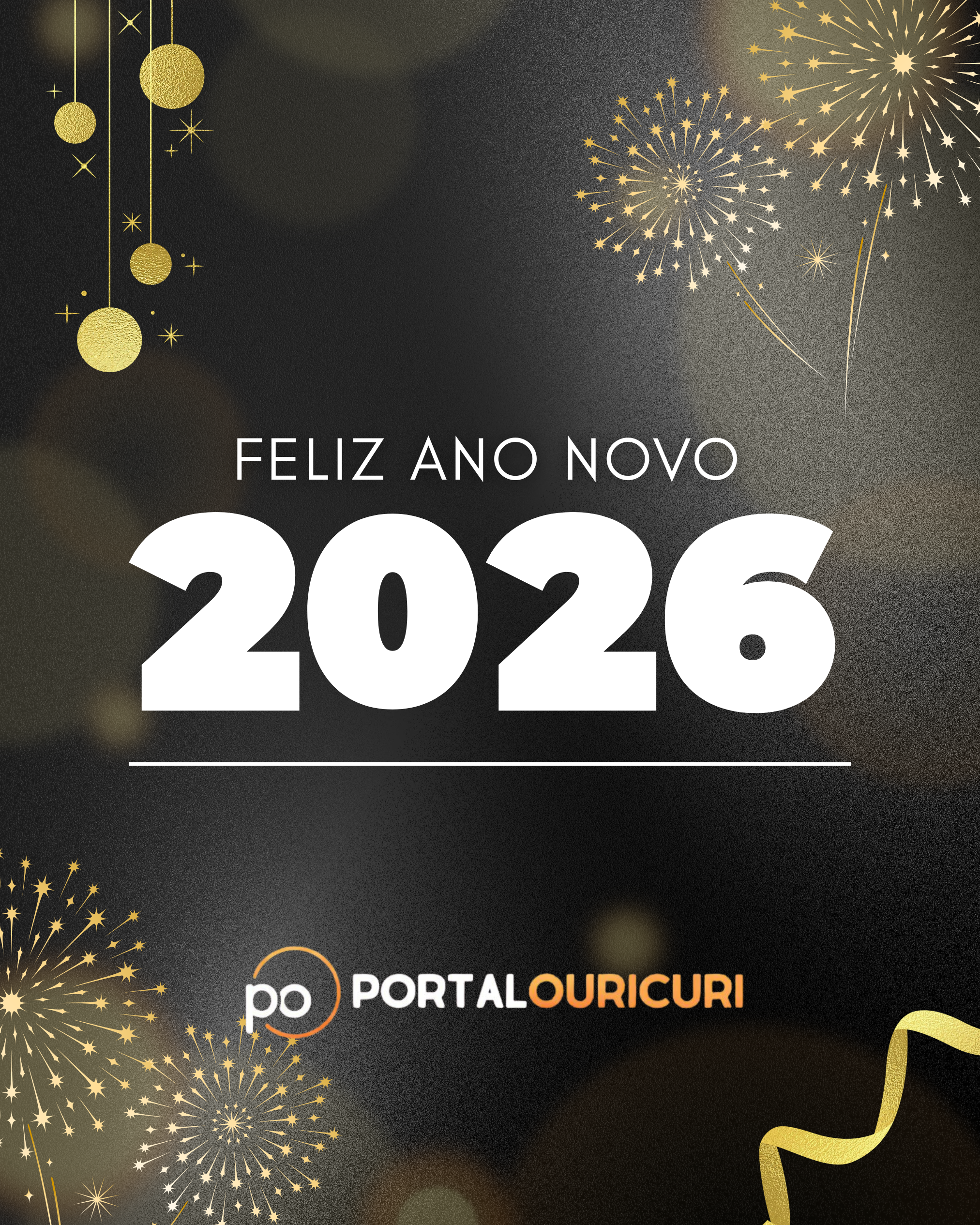 Portal Ouricuri deseja um feliz 2026 a todos os leitores