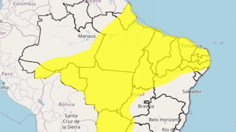 Inmet emite alerta de chuvas intensas para todas as regiões de Pernambuco