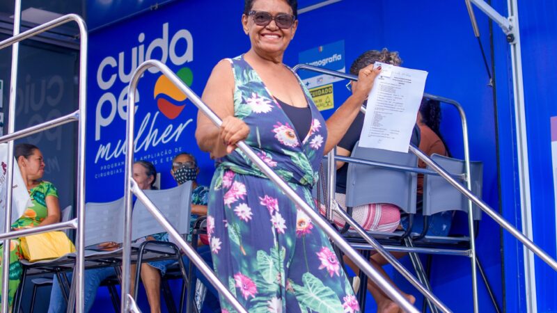 Atendimentos da Carreta da Mulher Pernambucana têm início em Ipubi com exames especializados e rastreamento do câncer