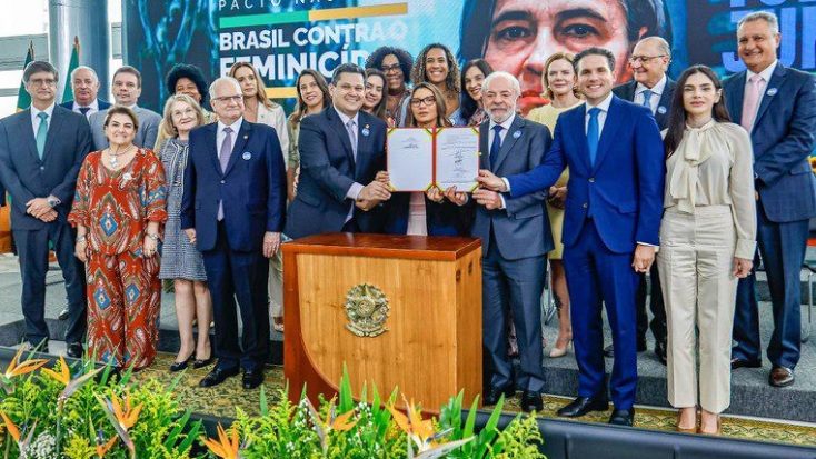 Pacto Nacional contra Feminicídio é luta de toda a sociedade, diz Lula. ‘Principalmente dos homens’