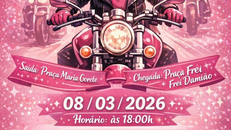 Motociata feminina e feira de empreendedorismo marcam programação do Dia da Mulher em Ouricuri