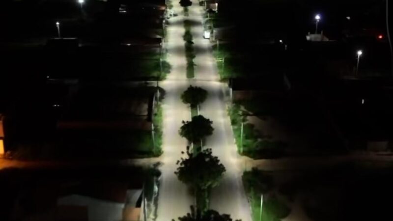 Iluminação pública avança e transforma mais uma localidade em Ouricuri
