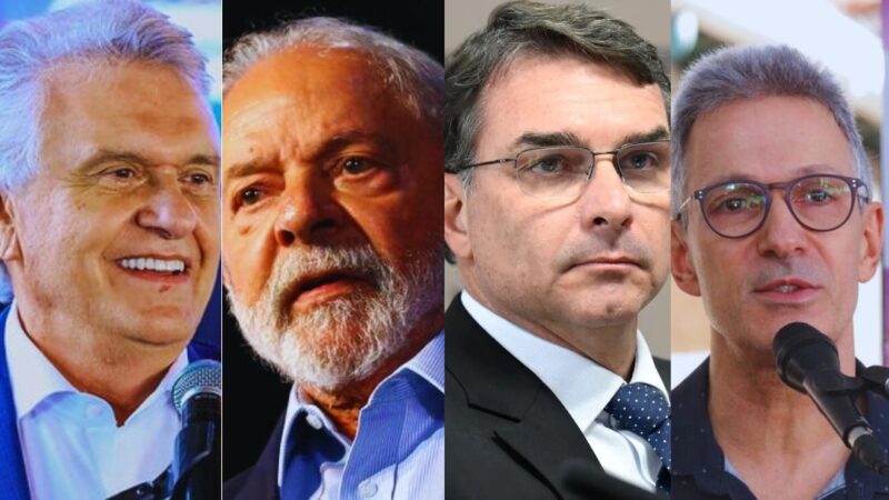 Datafolha: Lula empata com Flávio Bolsonaro, Caiado e Zema no 2º turno para presidente