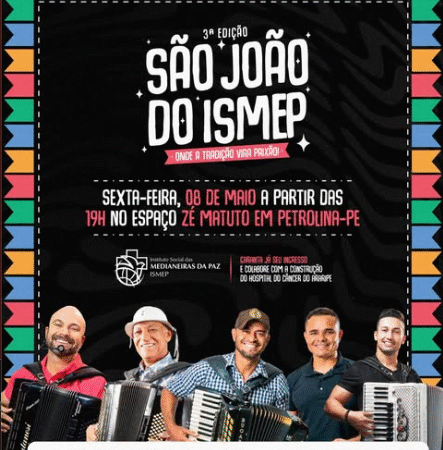Solidariedade e Forró: 3ª Edição do São João do ISMEP Arrecada Fundos para o Hospital do Câncer do Araripe