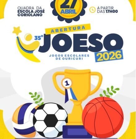Abertura da 35ª edição do JOESO reunirá estudantes de várias escolas no próximo dia 27 em Ouricuri