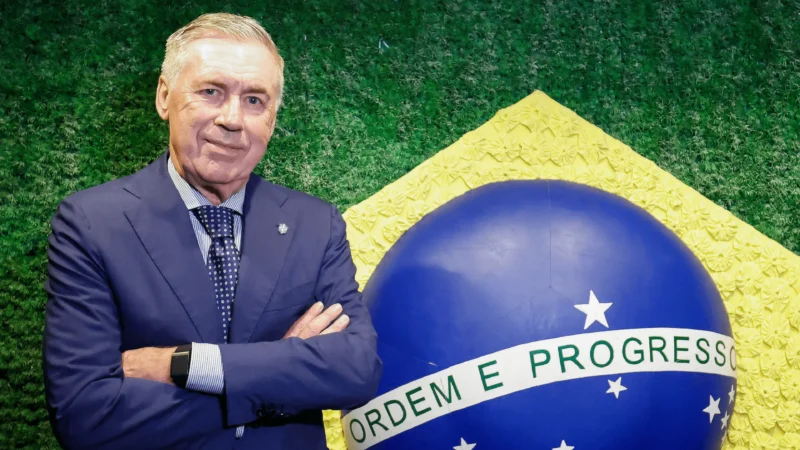 CBF renova contrato de Carlo Ancelotti até 2030