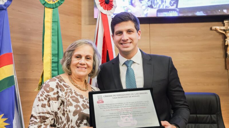João Campos recebe título de cidadão de Garanhuns e reforça laços com o Agreste Meridional