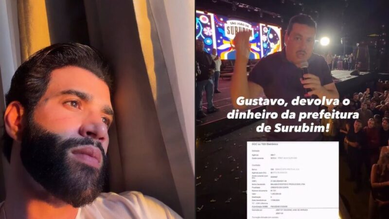 Show de Gusttavo Lima em Surubim é cancelado e revolta prefeito