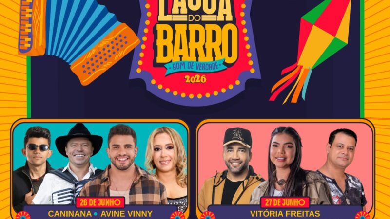 São João de Araripina segue com programação de Lagoa do Barro nos dias 26 e 27 de junho