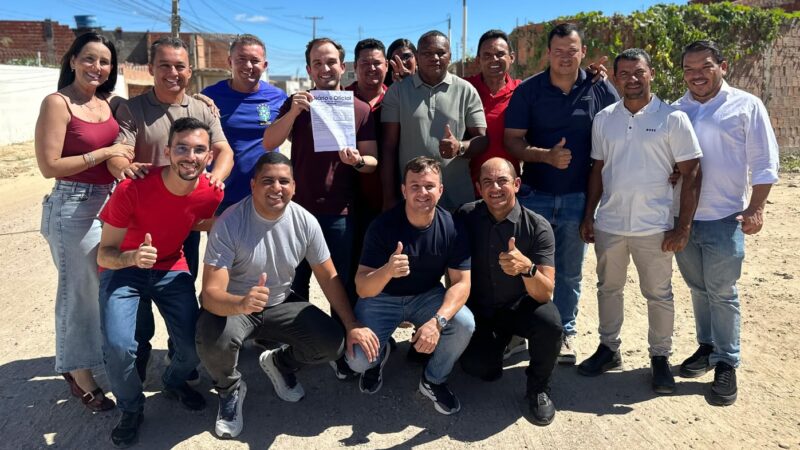 Com apoio do Governo do Estado, Victor Coelho anuncia pavimentação da Avenida Tamboril