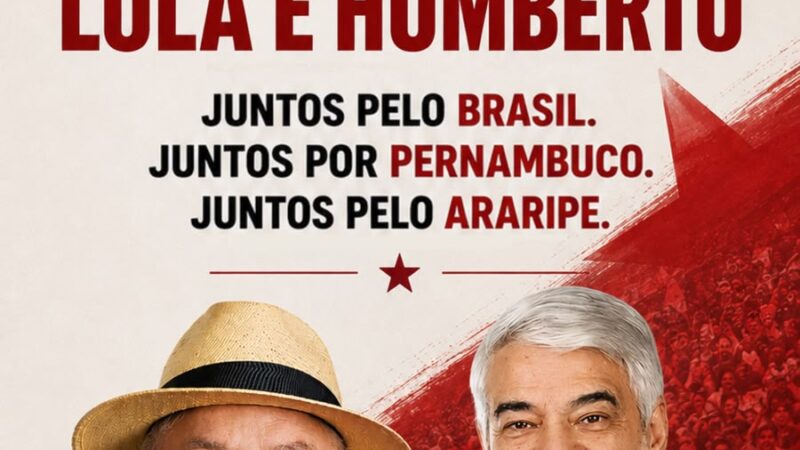 Nesta quarta, Ouricuri sedia 1º Encontro Regional da Militância Lula e Humberto