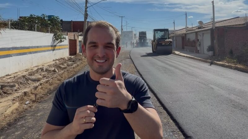 Começa pavimentação da Avenida Chico Coelho; prefeito de Ouricuri destaca empenho de Raquel Lyra para tirar obra do papel